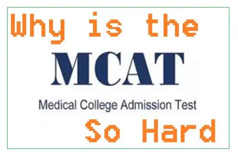 why is mcat so hard